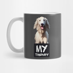 Just My Emotional Support Borzoi Mug